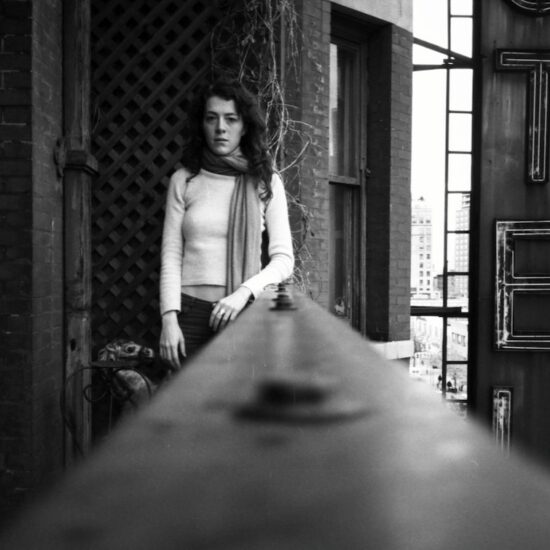Self-portrait at the Chelsea Hotel in New York City in 2001. (Credit: Melissa Auf der Maur)