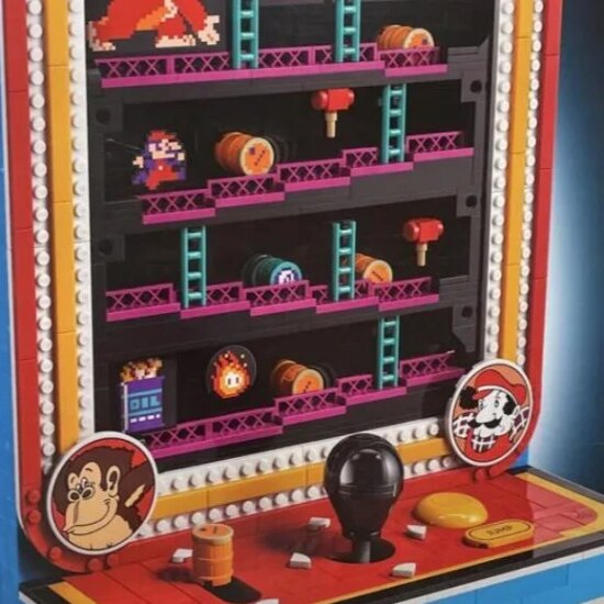 Nintendo’s next major Lego set is a $200 Donkey Kong arcade machine