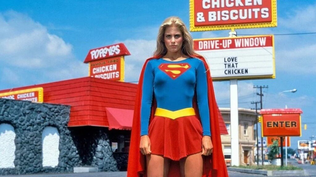Before Supergirl had endless corporate tie-ins, she, for some reason, had Popeyes