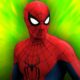 Spider-Man in Brand New Day, Green and Yellow Background.