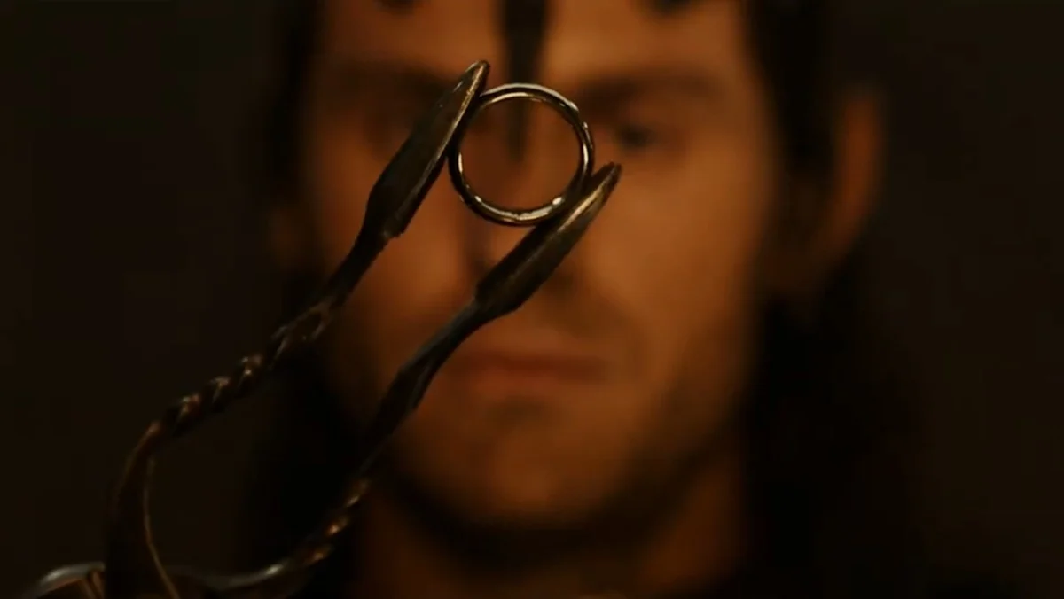 Key Art for The Rings of Power season 3 features Sauron holding the One Ring.