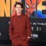 Tom Holland attends the Los Angeles premiere of 