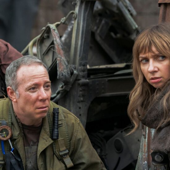 Stuart, Denise, Kripke and Bert huddle up