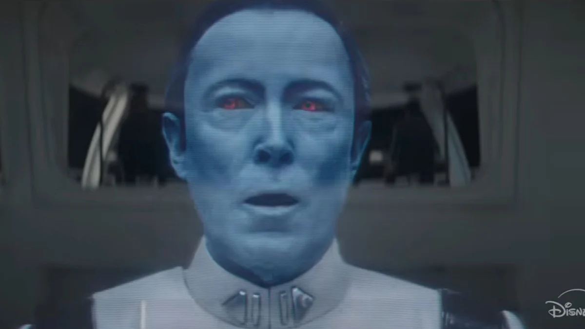 Grand Admiral Thrawn (Lars Mikkelsen) delivers a massive ultimatum in Ahsoka season 2.