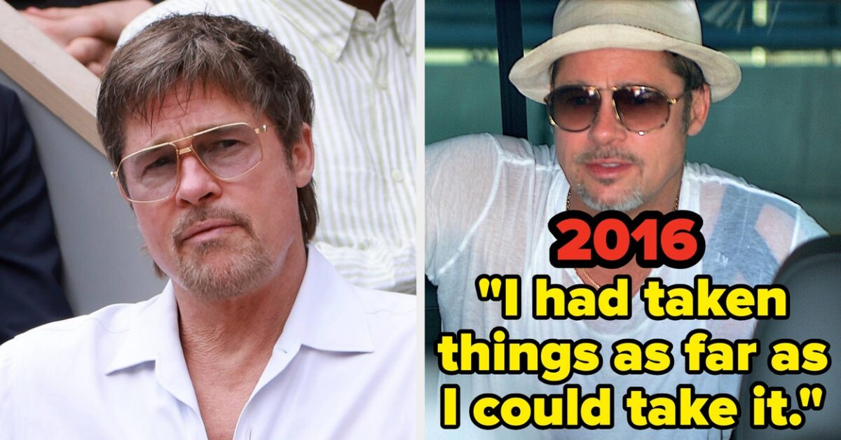 Brad Pitt Just Revealed That He’s No Longer Sober, So Here’s What He’s Said In The Past About Giving Up Alcohol After His Split From Angelina Jolie In 2016