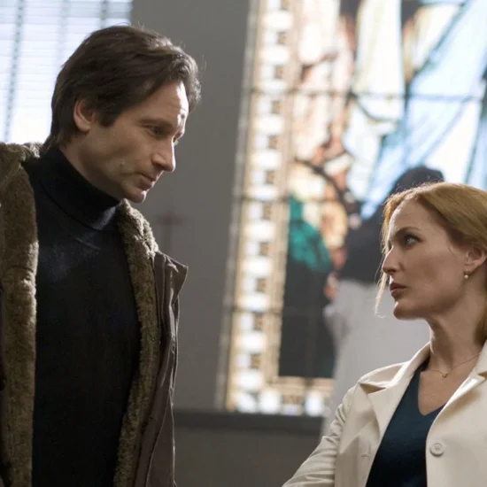 Mulder and Scully in The X-Files: I Wat to Believe.