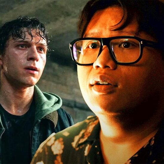 Tom Holland as Peter Parker, Jacob Batalon as Ned Leeds.