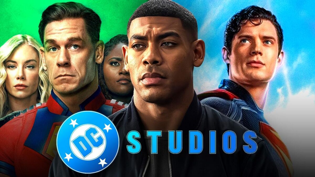 Peacemaker, Emilia Harcourt, Leota Adebayo, DC Studios logo, Aaron Pierre as John Stewart, Superman