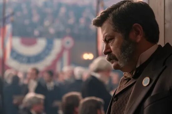 Nick Offerman on How to Take a 'Full-Contact Slap' from Betty Gilpin