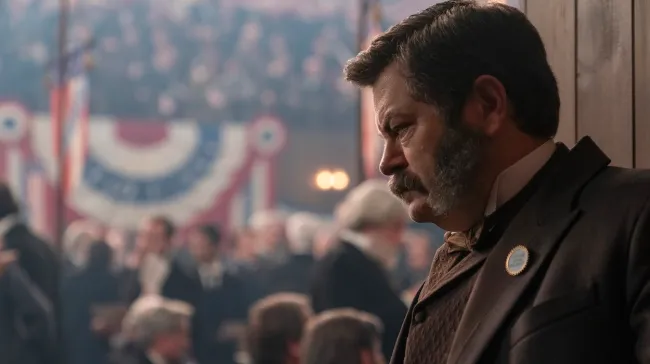 Nick Offerman on How to Take a 'Full-Contact Slap' from Betty Gilpin