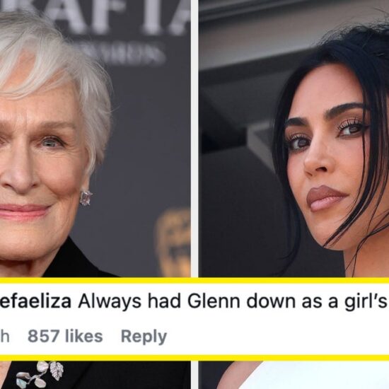 “No Notes”: People Are Applauding Glenn Close’s A+ Response To Someone Who Made A Rude Comment About Kim Kardashian