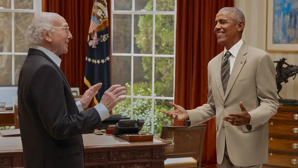 Obama Relives Tan Suit Debacle In 'Life, Larry & Pursuit of Unhappiness'
