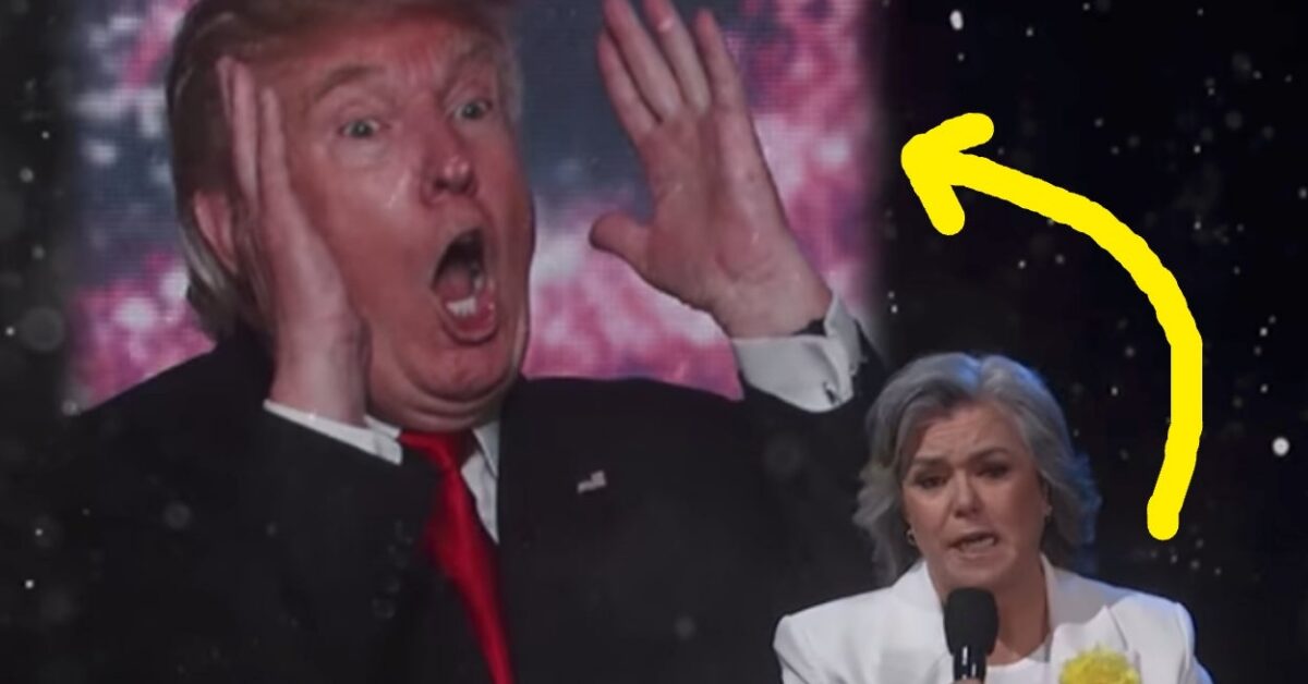 Rosie O'Donnell Gave Trump 1 Final F.U. On "Kimmel," And It's A Keeper