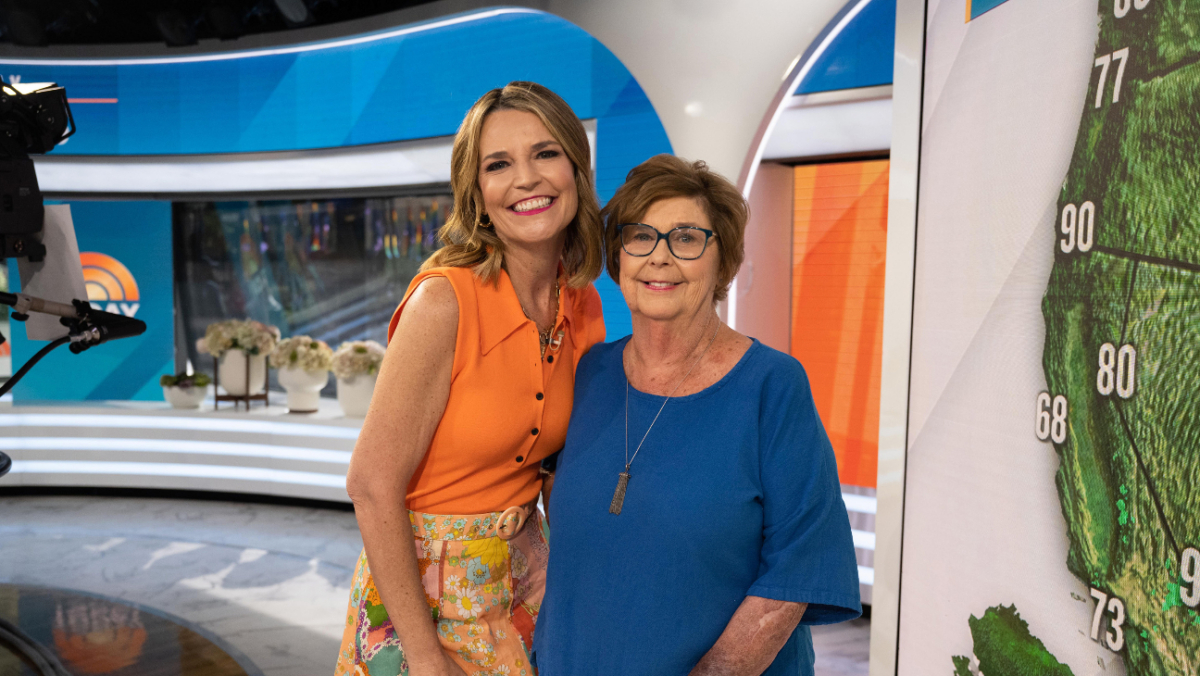 Savannah Guthrie with mother Nancy Guthrie.