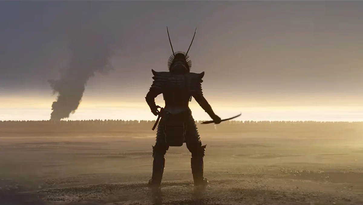 Samurai-looking warrior in Dune: Part Three.