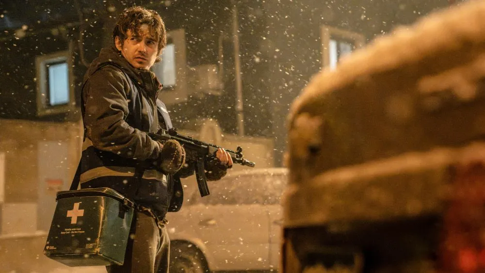 RESIDENT EVIL, Austin Abrams, 2026. ph: Dusan Martincek / © Sony Pictures Releasing / Courtesy Everett Collection