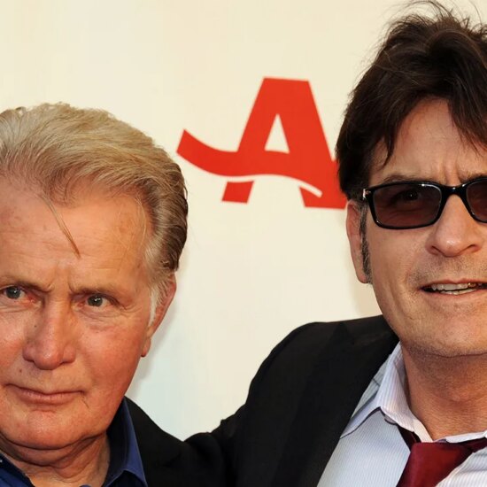 Martin Sheen and Charlie Sheen