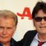 Martin Sheen and Charlie Sheen