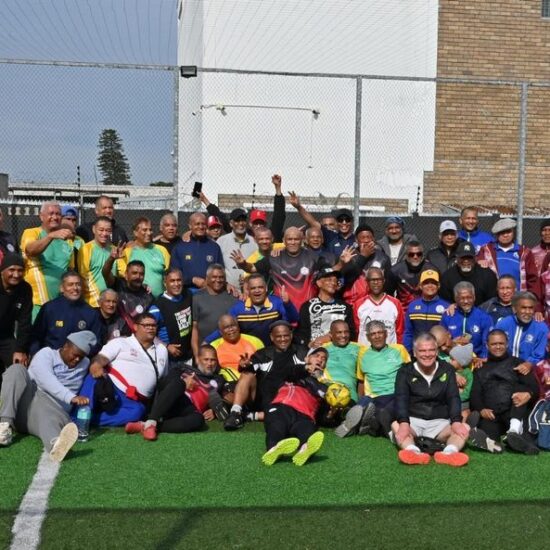 Football legends join Belgravia community in support of Farouk Abrahams