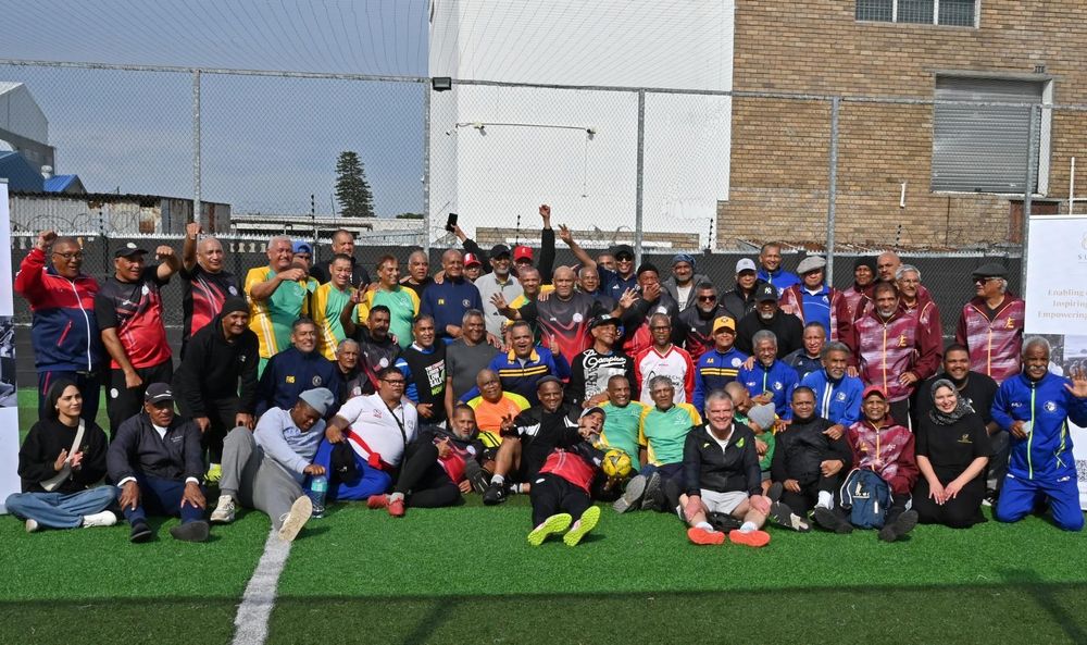 Football legends join Belgravia community in support of Farouk Abrahams