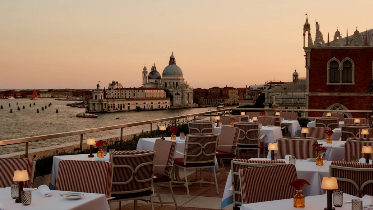 A view of the newly restored Danieli Venice, a Four Seasons Hotel in Italy.