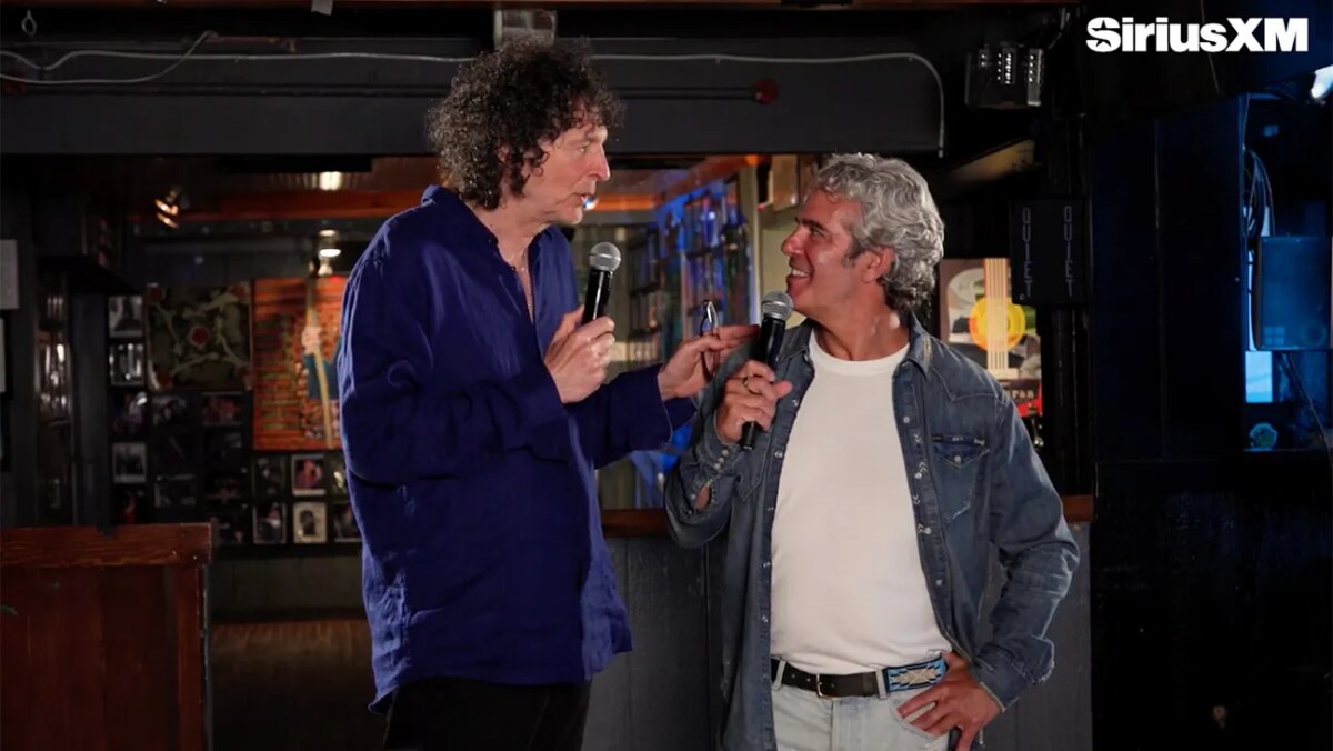 Howard Stern and Andy Cohen on Sirius XM
