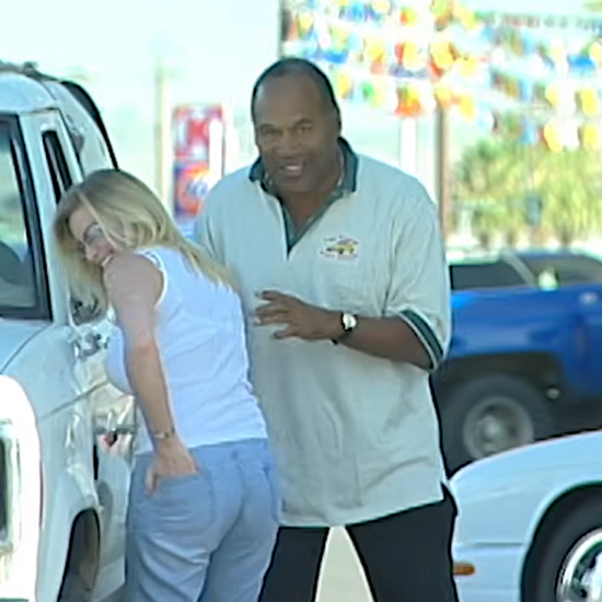 O.J. Simpson in a scene from Juiced