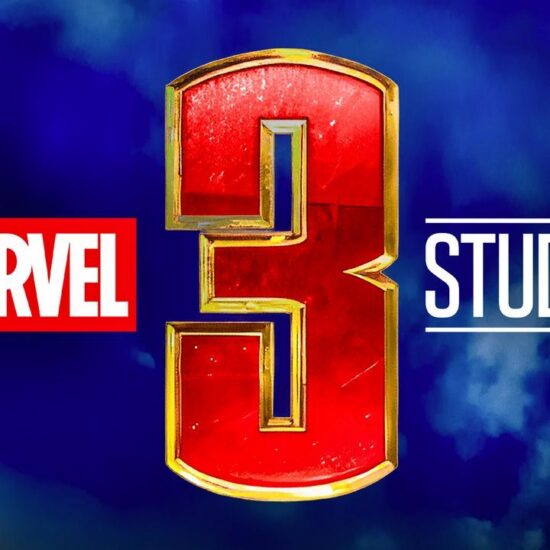 Marvel Studios and Three logos