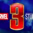 Marvel Studios and Three logos