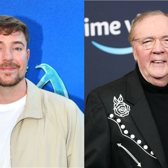 MrBeast (left) and James Patterson