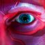 Paul Bettany's Vision eye close up