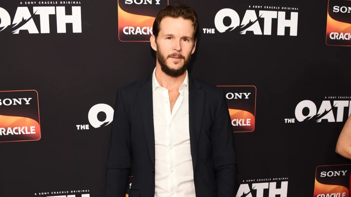 Ryan Kwanten arrives at Sony Crackle