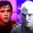 Paul Bettany White Vision, Tom Holland Spider-Man, VisionQuest.
