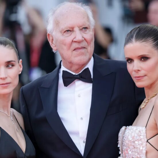 Rooney Mara, Werner Herzog and Kate Mara attend the 