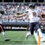 Caleb Williams #18 of the Chicago Bears celebrates after scoring a touchdown during the first quarter against the Carolina Panthers of the game at Bank of America Stadium on Sept. 13, 2026 in Charlotte, North Carolina.