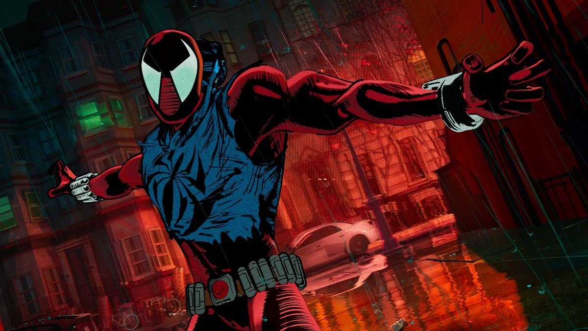 Ben Reilly, the Scarlet Spider, art by Mark Bagley.