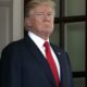 Donald Trump in red tie