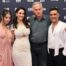 Noa Cohen (l.), co-star Daniel Gimpel, director Avi Nesher, and co-star Yaniv Biton attend the premiere of 