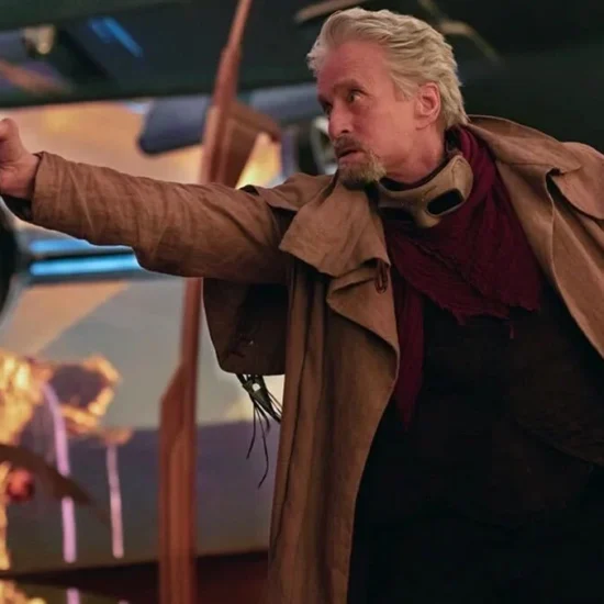 Michael Douglas as Hank Pym in Ant-Man and the Wasp: Quantumania.