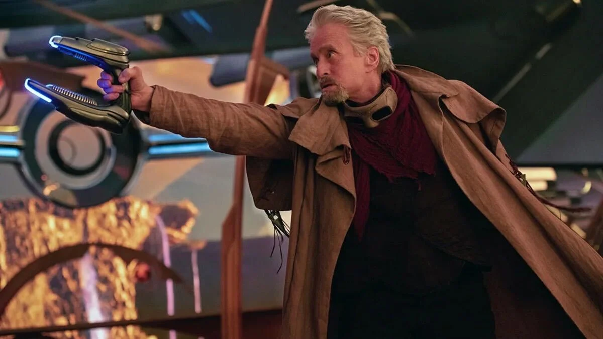 Michael Douglas as Hank Pym in Ant-Man and the Wasp: Quantumania.