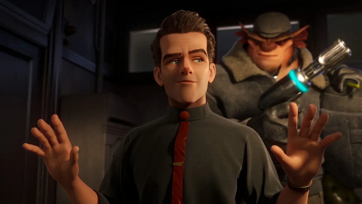 Raymond Gunn (Sam Rockwell) in Ray Gunn