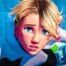 Gwen Stacy in Spider-Verse movie scene