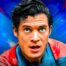Close Up of Superman face, played by David Corenswet