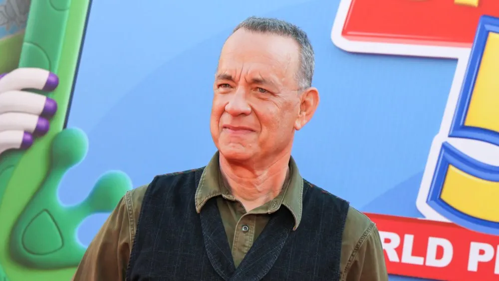 LOS ANGELES, CALIFORNIA - JUNE 09: Tom Hanks attends the Toy Story 5 Los Angeles World Premiere at Dolby Theatre in Los Angeles, California on June 09, 2026. (Photo by Rodin Eckenroth/Getty Images for Disney)