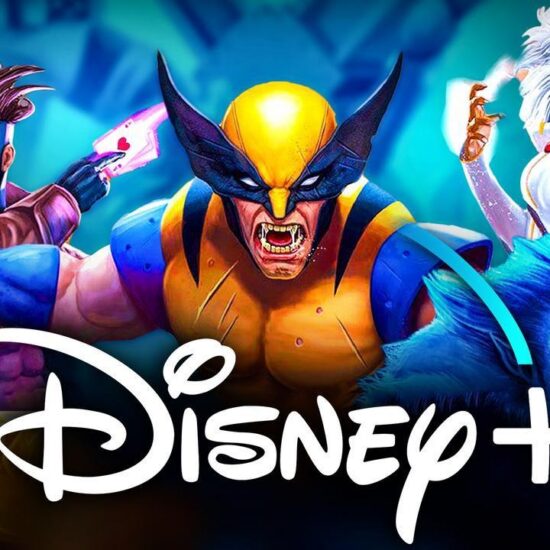 X-Men heroes, Disney Plus logo